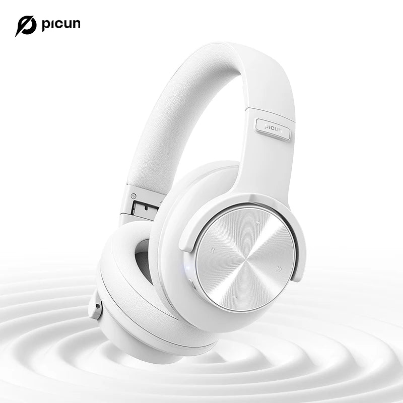 Auriculares Bluetooth Picun B8, 120 horas de reproducción, auriculares inalámbricos Bluetooth, 3 modos de ecualización, baja latencia, llamadas manos libres, auriculares circumaurales