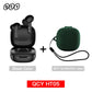 Auricular inalámbrico QCY HT05 MeloBuds ANC con cancelación de ruido de 40 dB, Bluetooth 5.2, 6 micrófonos, ENC, llamadas HD, modo transparencia