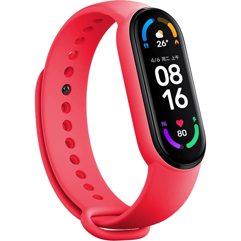 Watch Strap For Xiaomi Mi Band 7 Bracelet Smartwatch Silicone Wrist For Xiaomi Mi Band 4 5 6 7 NFC Correa Mi Band 6 5 4 3 Strap