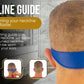 Plantilla de silicona curva para el contorno del cuello y guía de corte de cabello para peinados caseros, herramienta de perfilado y corte de cabello