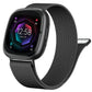 Correa de lazo milanesa para Fitbit Versa 4 3 Band Sense/Lite Correa magnética para reloj de acero inoxidable Pulsera de metal Correa para Fitbit Versa 2