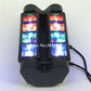 Mini Cabeza Móvil LED 8x3W RGBW Luz de Escenario de Haz LED Spider Iluminación DMX 512 Luz Spider Ideal para Discoteca DJ Fiesta