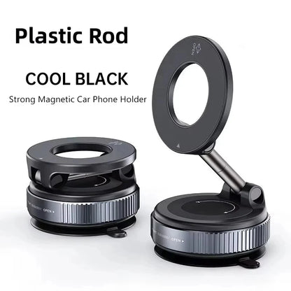 Magnetic car mobile phone holder, vacuum adsorption center console, anti-shake suction cup, special folding portable shelf for navigation