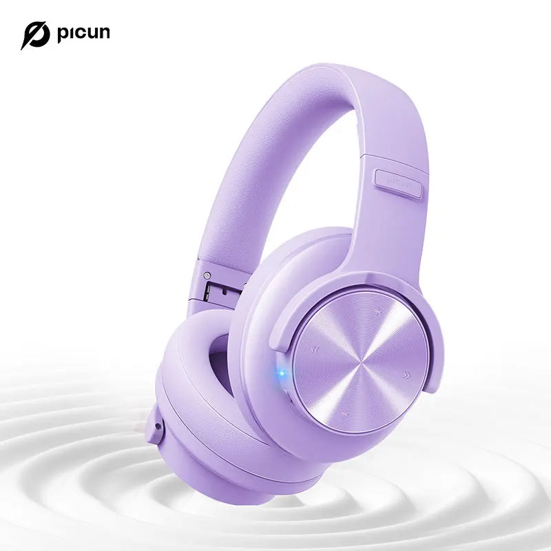 Auriculares Bluetooth Picun B8, 120 horas de reproducción, auriculares inalámbricos Bluetooth, 3 modos de ecualización, baja latencia, llamadas manos libres, auriculares circumaurales