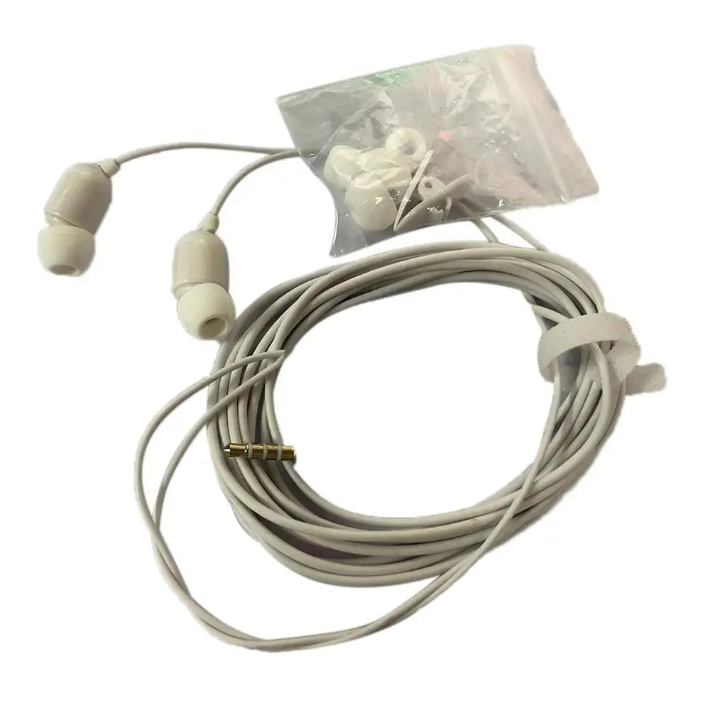 Auriculares universales con cable de 3,5 mm con micrófono, 3 metros de largo, auriculares estéreo con graves para deportes, compatibles con Huawei y Xiaomi