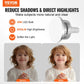 Kit de iluminación con softbox de plástico ajustable de 16 x 16 pulgadas, 3000-6500 K, alimentación de CA, para fotografía