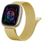 Correa de lazo milanesa para Fitbit Versa 4 3 Band Sense/Lite Correa magnética para reloj de acero inoxidable Pulsera de metal Correa para Fitbit Versa 2