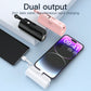 Mini Portable Mobile Phone Charger 5000mAh Power Bank, Built-In Type-C USB C Block Interface Charging, Output 5V/2A, Built-In LED Light,