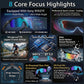 Gafas inteligentes deportivas con cámara 4K HD antivibración, altavoces estéreo 3D, lentes polarizadas UV400, Bluetooth e IA para grabar vídeos en primera persona al aire libre