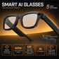 Smart Glasses 800W HD Camera AI Recognition Translation EIS Anti Shake Video Recording Bluetooth Audio Smart Eyewear Men Women