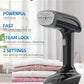 Handheld Garment Steam Iron 1200W Portable Electric Iron, Quick Heating in 30 Seconds, Dual-Use for Dry and Wet Ironing, 20 Minutes Continuous Steam, 300ml Water Tank, Comes with 3 Accessories, Suitable for Home and Travel Us