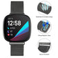 Correa de lazo milanesa para Fitbit Versa 4 3 Band Sense/Lite Correa magnética para reloj de acero inoxidable Pulsera de metal Correa para Fitbit Versa 2