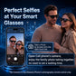Smart Glasses Hands-Free Calling AI Chat Logging Music Playback Bluetooth Sunglasses for Men Touch Control Selfie Anti Glare
