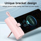 Mini Portable Mobile Phone Charger 5000mAh Power Bank, Built-In Type-C USB C Block Interface Charging, Output 5V/2A, Built-In LED Light,