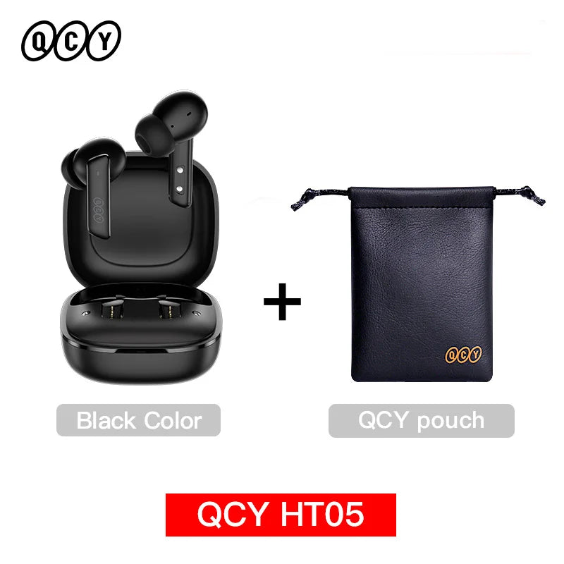 Auricular inalámbrico QCY HT05 MeloBuds ANC con cancelación de ruido de 40 dB, Bluetooth 5.2, 6 micrófonos, ENC, llamadas HD, modo transparencia