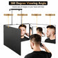 3 Way Mirror for Self Hair Cutting, The 360 Mirror for Shaving, Grooming, Hair Styling, Dye Hair, Makeup, Braiding
