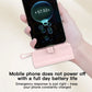 Mini Portable Mobile Phone Charger 5000mAh Power Bank, Built-In Type-C USB C Block Interface Charging, Output 5V/2A, Built-In LED Light,