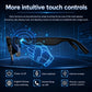 Smart Glasses Hands-Free Calling AI Chat Logging Music Playback Bluetooth Sunglasses for Men Touch Control Selfie Anti Glare