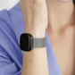 Correa de lazo milanesa para Fitbit Versa 4 3 Band Sense/Lite Correa magnética para reloj de acero inoxidable Pulsera de metal Correa para Fitbit Versa 2