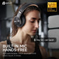 Auriculares Bluetooth Picun B8, 120 horas de reproducción, auriculares inalámbricos Bluetooth, 3 modos de ecualización, baja latencia, llamadas manos libres, auriculares circumaurales