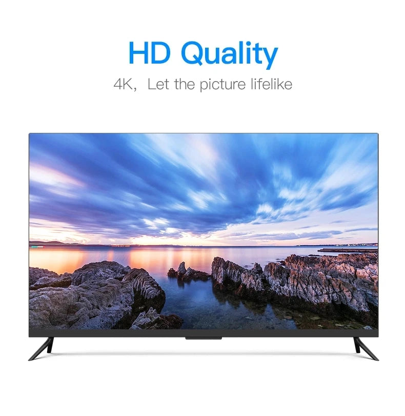 Cable compatible con HDMI 2.1 4K 60 Hz 4K 120 Hz 240 Hz 48 Gbps, cable de vídeo de ultra alta definición, 1 m, 5 m, 13 m, 12 m, para TV BOX