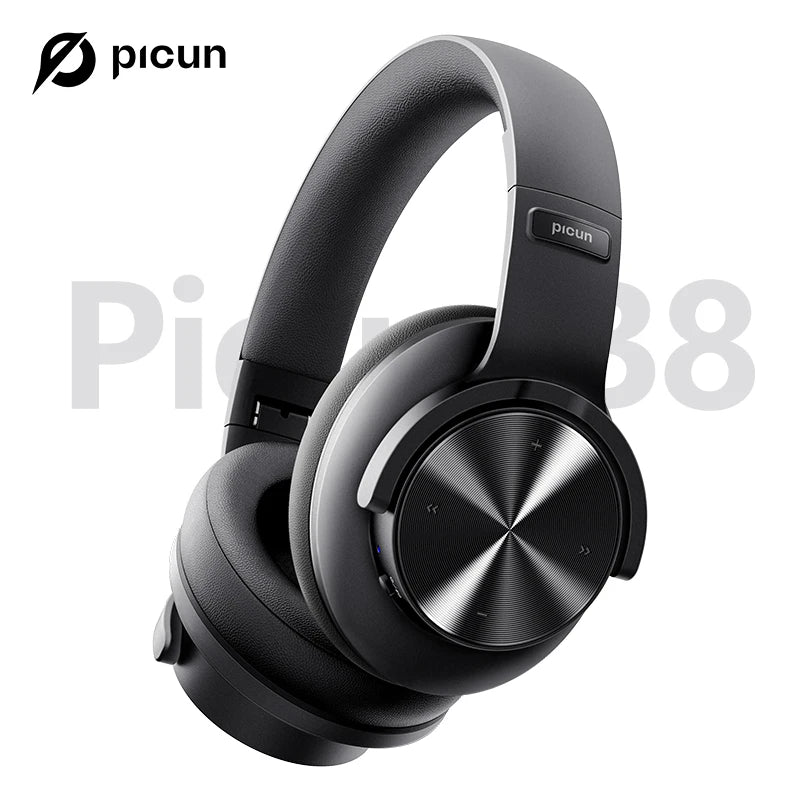 Auriculares Bluetooth Picun B8, 120 horas de reproducción, auriculares inalámbricos Bluetooth, 3 modos de ecualización, baja latencia, llamadas manos libres, auriculares circumaurales