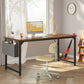 JHK Escritorio de oficina de 31 a 55 pulgadas, mesa de juego con bolsa de almacenamiento, estructura de metal y tablero de madera, fácil montaje