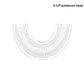 Children Electric Toothbrush Kids U-shaped 360 Degrees Silica Gel USB Charging Ultrasonic Toothbrush Kids Smart Toothbrush