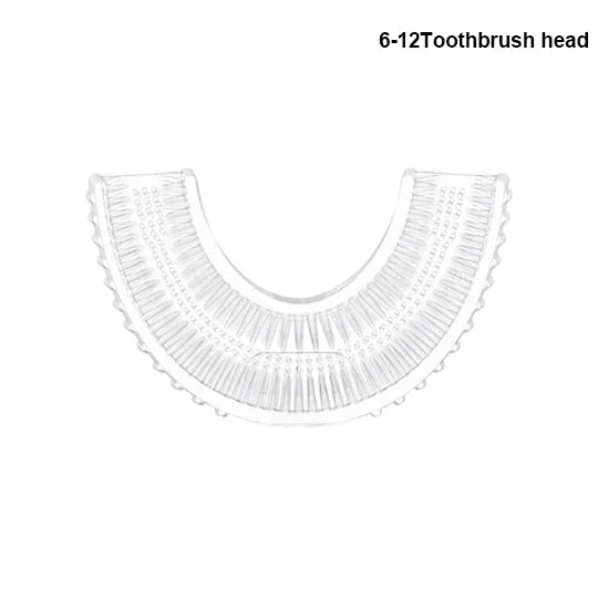 Children Electric Toothbrush Kids U-shaped 360 Degrees Silica Gel USB Charging Ultrasonic Toothbrush Kids Smart Toothbrush