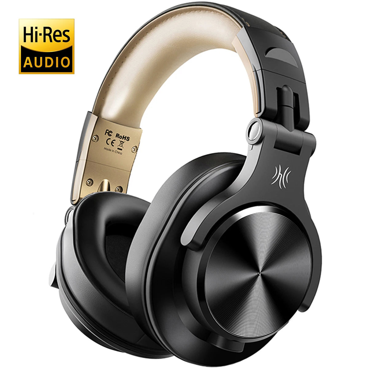 Auriculares Bluetooth Oneodio Fusion A70 Hi-Res Audio, auriculares inalámbricos circumauriculares de 72 h, auriculares HiFi profesionales de estudio y DJ