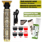 Máquina de cortar pelo T9 para barba, cuerpo y afeitado, cortapelos eléctrico para hombre, máquina de corte 0 mm, afeitadora de barbero, STOCK EN EE. UU.