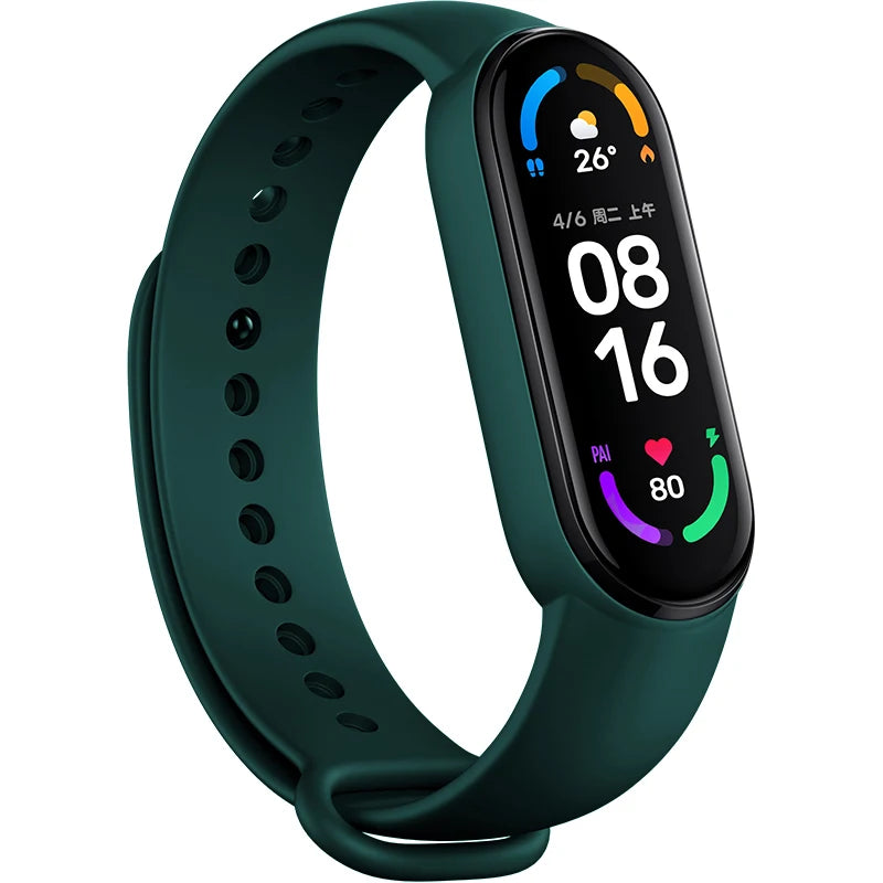 Watch Strap For Xiaomi Mi Band 7 Bracelet Smartwatch Silicone Wrist For Xiaomi Mi Band 4 5 6 7 NFC Correa Mi Band 6 5 4 3 Strap