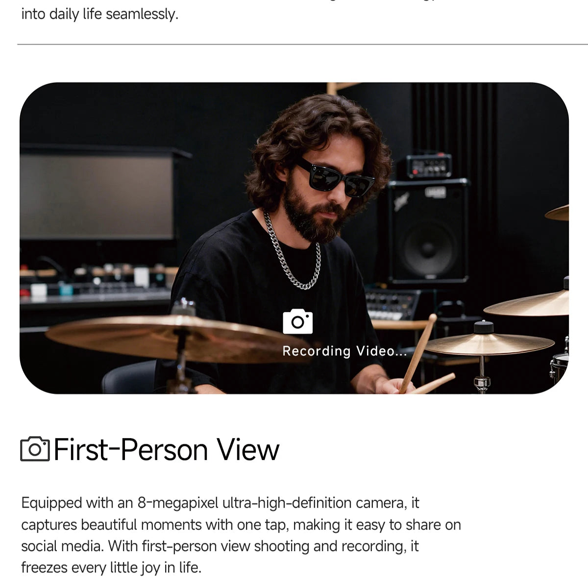Nuevas gafas inteligentes con IA MT5 Ultra, con traducción en tiempo real, cámara de 800 píxeles para fotos y vídeo, dispositivo inteligente ponible