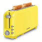 Household Toaster 2 Slice, Fits-anywhere Kitchenware, 6 Setting Shade Control with Cancel & Reheat & Defrost, Removable Crumb Tray, 750 Watt, White, Design Perfect for Toasting Bread, Waffle or Bagel!
