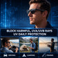 Smart Glasses Hands-Free Calling AI Chat Logging Music Playback Bluetooth Sunglasses for Men Touch Control Selfie Anti Glare