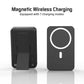 10000mAh Portable Magnetic Wireless Power Bank, 22.5W Fast Charging for All Smartphones, Mobile Power Supply With Back Clip & Foldable Desktop Stand
