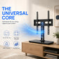 Universal Swivel TV Stand Legs for 32-65 inch TVs, Height Adjustable Tabletop Mount Holds up to 88lbs, Table Television Stands for Livingroom & Bedroom, Universal VESA 400x400mm