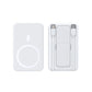 10000mAh Portable Magnetic Wireless Power Bank, 22.5W Fast Charging for All Smartphones, Mobile Power Supply With Back Clip & Foldable Desktop Stand