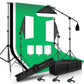 Photography Lighting Kit 2.6x3M Photo Background Muslin Backdrops & Softbox & Umbrella & Reflector& Light Stand For Photo Studio