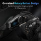 2pcs Fodsports FX-S Helmet Headsets ,BT5.4 Motorcycle Intercom for 2 Riders Bluetooth Speakers Motorbike Headphone,Black