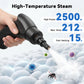 2500W High Temperature Steam Cleaner 110V Portable Handheld Steam Cleaning Machine With Multiple Accessories US Plug