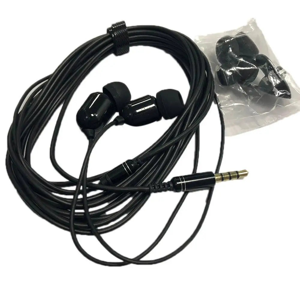 Auriculares universales con cable de 3,5 mm con micrófono, 3 metros de largo, auriculares estéreo con graves para deportes, compatibles con Huawei y Xiaomi