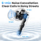 Auriculares Bluetooth 5.4 HAYLOU Mori Pro - Auriculares con cancelación activa de ruido ANC de 43 dB, 6 micrófonos, conexión inalámbrica y 35 horas de autonomía de batería