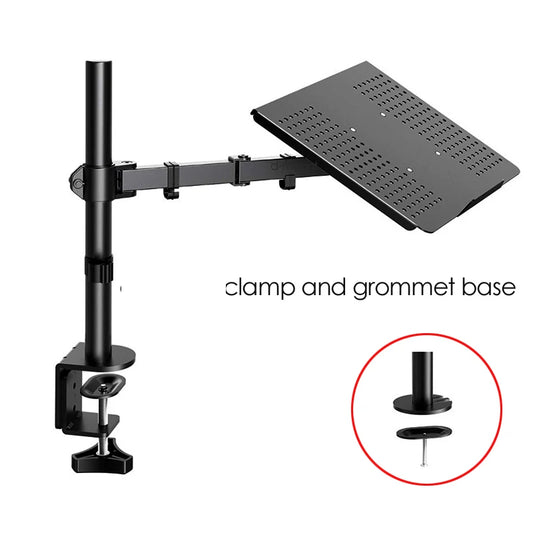 400mm M051LP Height Adjust 10"-17" Laptop Holder Stand Universal Rotating Notebook Tray Monitor Desk Stand Long Arm Full Motion