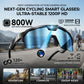 Gafas inteligentes deportivas con cámara 4K HD antivibración, altavoces estéreo 3D, lentes polarizadas UV400, Bluetooth e IA para grabar vídeos en primera persona al aire libre