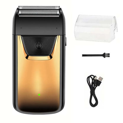 Afeitadora eléctrica recargable por USB para hombre, cortapelos inalámbrico, máquina de afeitar profesional y recortadora de pelo para hombre
