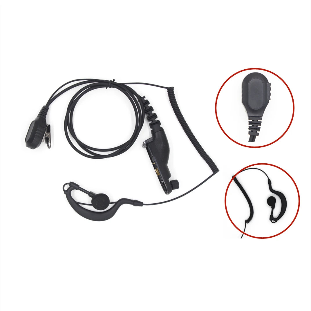 Auriculares con micrófono PTT portátiles de repuesto para Motorola DP4800 DP4801 DP4600 DP4601 Accesorios para Walkie Talkie