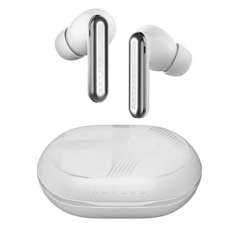 Auriculares Bluetooth 5.4 HAYLOU Mori Pro - Auriculares con cancelación activa de ruido ANC de 43 dB, 6 micrófonos, conexión inalámbrica y 35 horas de autonomía de batería