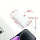 Mini Portable Mobile Phone Charger 5000mAh Power Bank, Built-In Type-C USB C Block Interface Charging, Output 5V/2A, Built-In LED Light,
