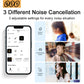 Auricular inalámbrico QCY HT05 MeloBuds ANC con cancelación de ruido de 40 dB, Bluetooth 5.2, 6 micrófonos, ENC, llamadas HD, modo transparencia